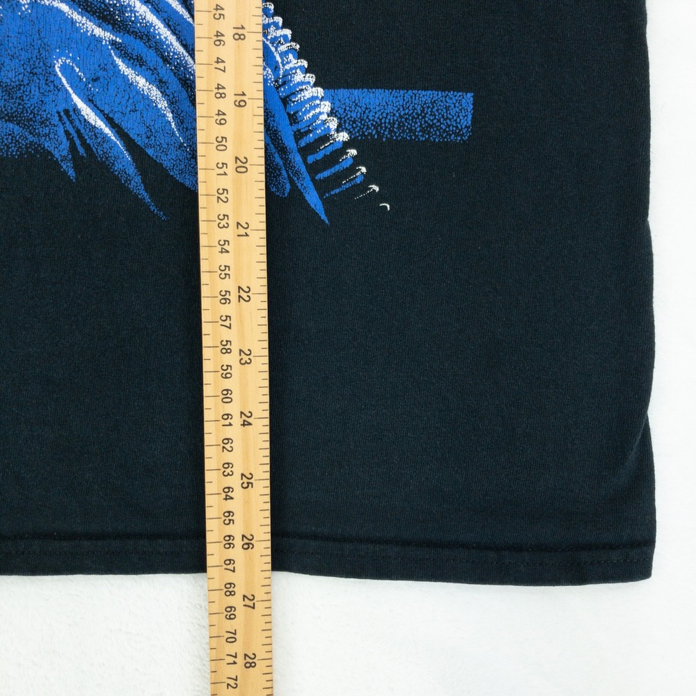 Blue Angels Tee Shirt Mens Medium Black Graphic Pilot Jet Gildan Double Loop - Picture 10 of 12